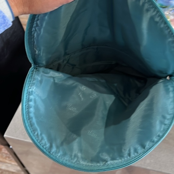 Thirty-one teal/emerald or black quilted purse with matching wallet - Picture 5 of 11